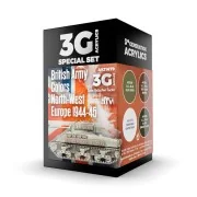 BRITISH ARMY COLORS NORTH-WEST EUROPE 1944-45 - AK Interactive AK11679 BRITISH ARMY COLORS NORTH-WEST EUROPE 1944-45 - AK Interactive AK11679