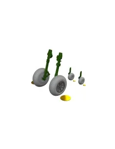 P-40E wheels cross tread EDUARD, 1/48 - Eduard Accessories 6481058