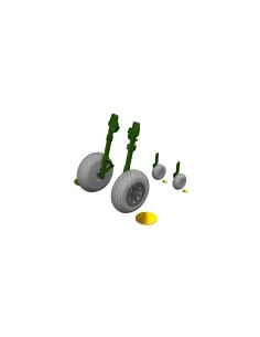 P-40E wheels block tread EDUARD, 1/48 - Eduard Accessories 6481059