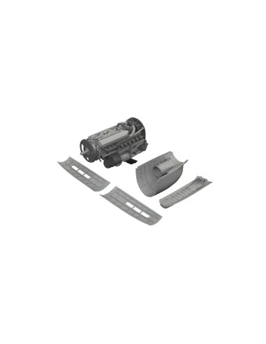 P-40E engine PRINT EDUARD, 1/48 - Eduard Accessories 6481069