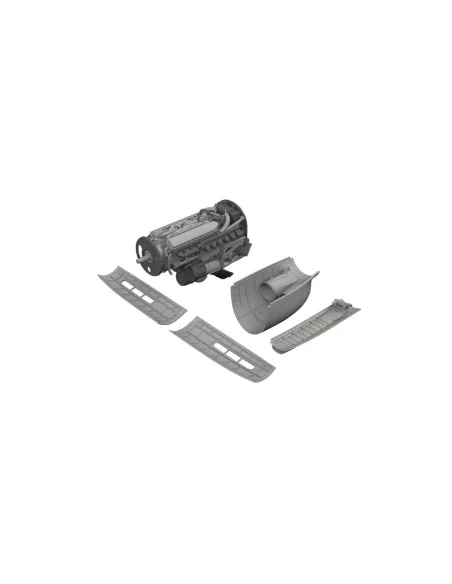 P-40E engine PRINT EDUARD, 1/48 - Eduard Accessories 6481069