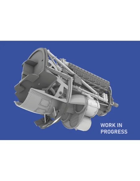 P-40E engine PRINT EDUARD, 1/48 - Eduard Accessories 6481069