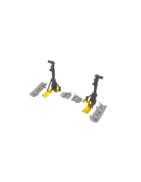 P-40E undercarriage legs PRINT EDUARD, 1/48 - Eduard Accessories 64...