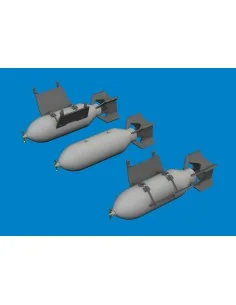 P-40 500lb M64 US bombs EDUARD, 1/48 - Eduard Accessories 6481079