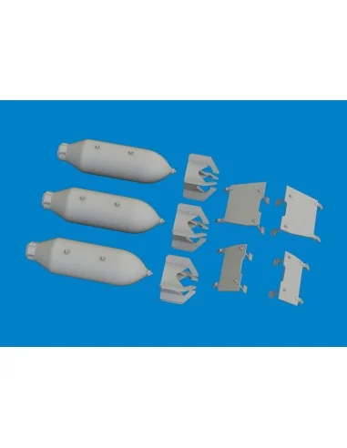 P-40 500lb M64 US bombs EDUARD, 1/48 - Eduard Accessories 6481079