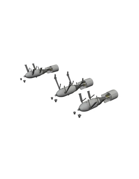 [NO_DESC] P-40 250lb MC British bombs PRINT EDUARD, 1/48 - Eduard A...