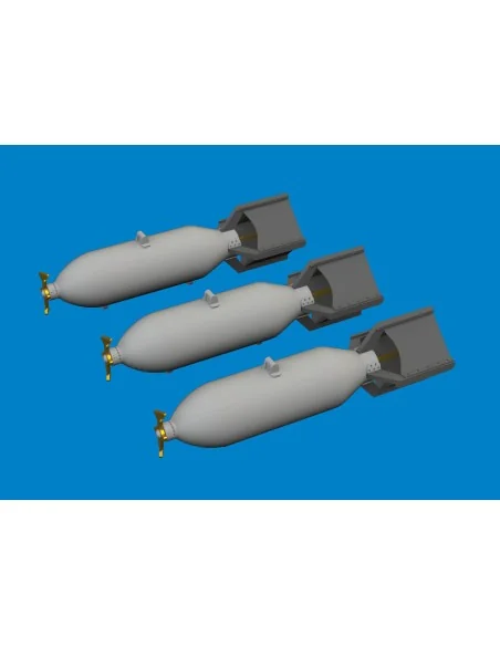 P-40 100lb M30 US bombs PRINT EDUARD, 1/48 - Eduard Accessories 648...