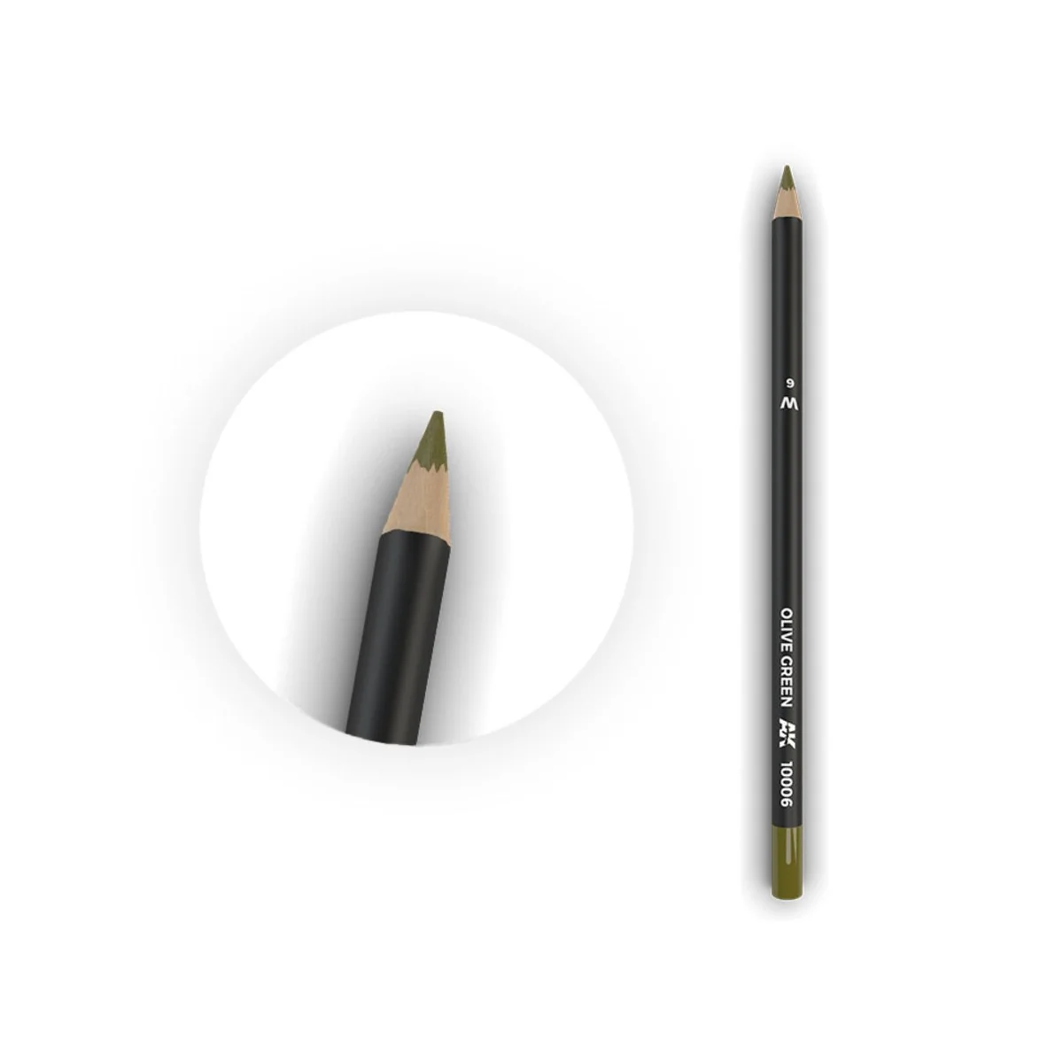 Watercolor Pencil Olive Green - AK Interactive AK10006 Watercolor Pencil Olive Green - AK Interactive AK10006