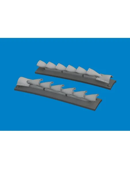 [NO_DESC] P-40 cold weather exhaust stacks fishtail PRINT EDUARD, 1...