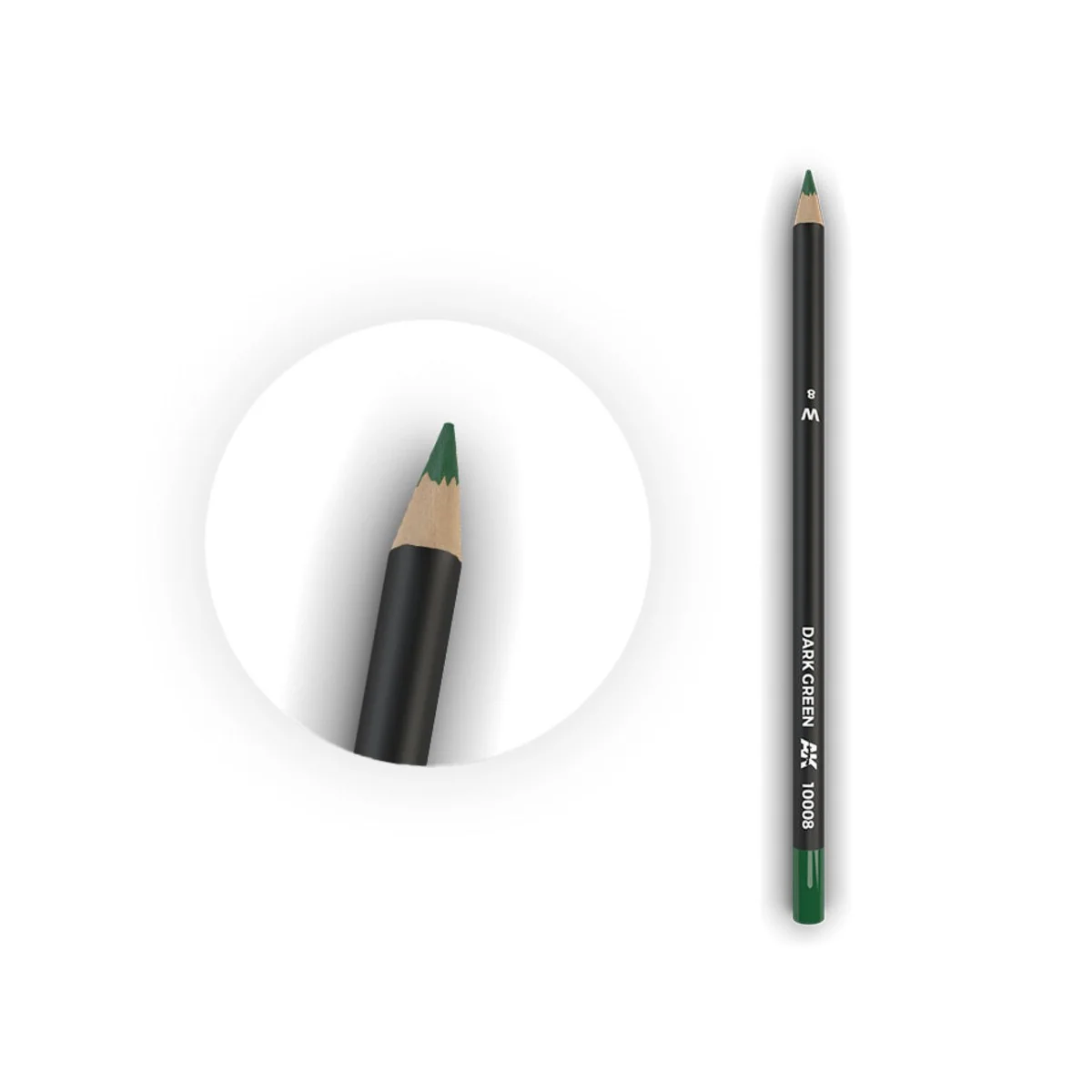 Watercolor Pencil Dark Green - AK Interactive AK10008 Watercolor Pencil Dark Green - AK Interactive AK10008