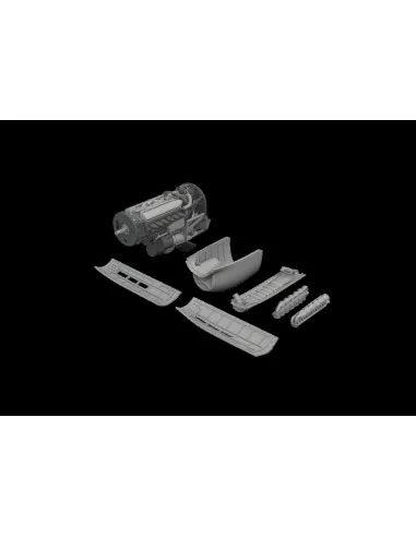 P-40N engine PRINT EDUARD, 1/48 - Eduard Accessories 6481130