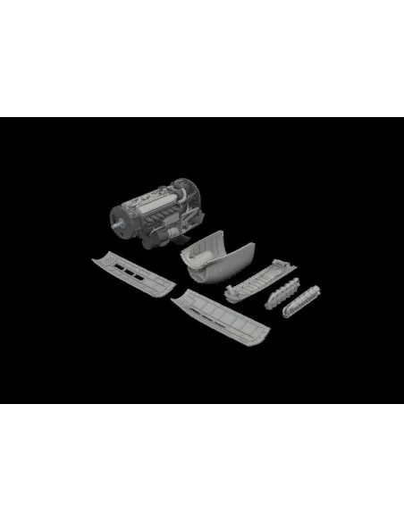 P-40N engine PRINT EDUARD, 1/48 - Eduard Accessories 6481130