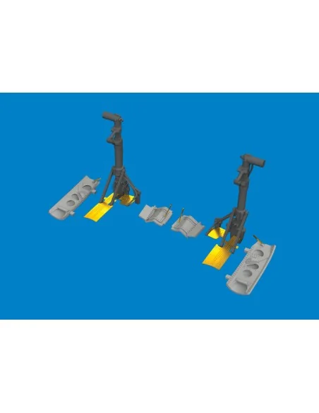 P-40N undercarriage legs PRINT 1/48 for Eduard, 1/48 - Eduard Acces...