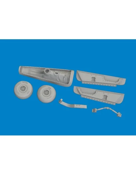P-40N tail wheel bay PRINT 1/48 for Eduard, 1/48 - Eduard Accessori...