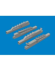 Ju 88A exhaust stacks PRINT 1/48 for Eduard / ICM, 1/48 - Eduard Ac...