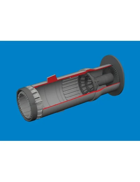 MiG-21F exhaust nozzle PRINT for Eduard, 1/48 - Eduard Accessories ...