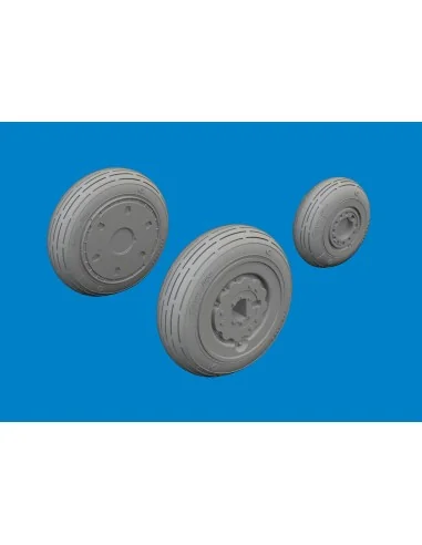 MiG-21F wheels for Eduard, 1/48 - Eduard Accessories 6481151