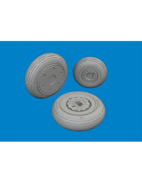 MiG-21F wheels for Eduard, 1/48 - Eduard Accessories 6481151