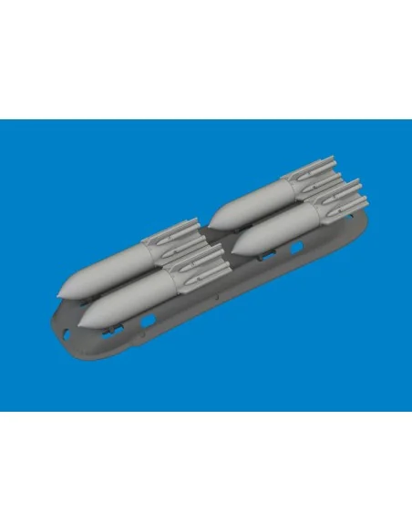 S-199 4xETC 50 rack w/ bombs PRINT for Eduard, 1/48 - Eduard Access...