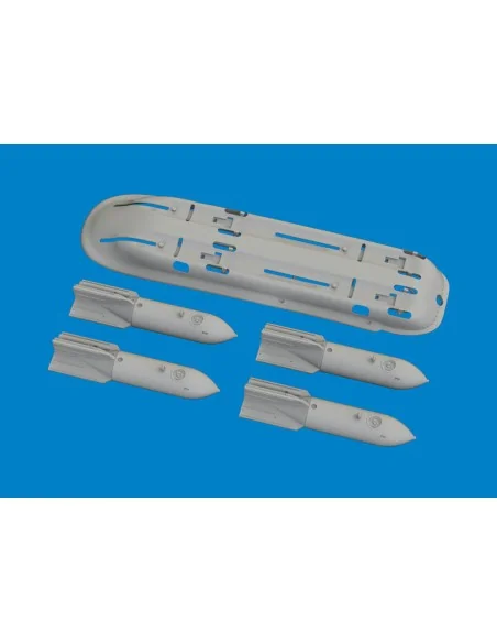 [NO_DESC] S-199 4xETC 50 rack w/ bombs PRINT for Eduard, 1/48 - Edu...