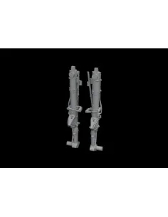 P-47D undercarriage legs PRINT for Miniart, 1/48 - Eduard Accessori...