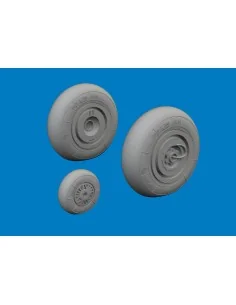 Hs 129B wheels for Takom, 1/48 - Eduard Accessories 6481159