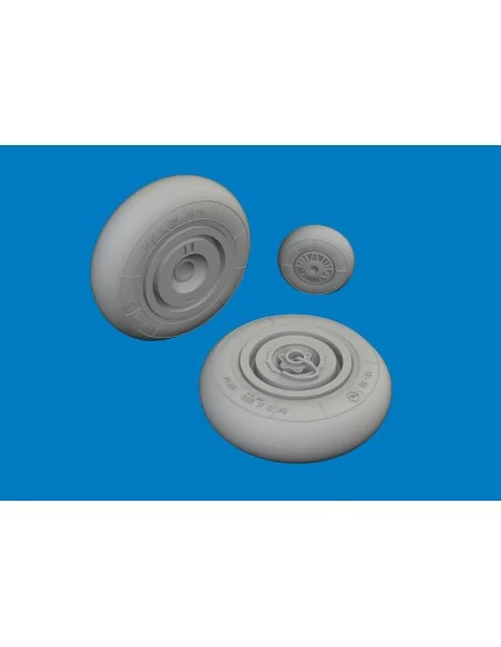 Hs 129B wheels for Takom, 1/48 - Eduard Accessories 6481159