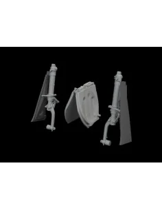 P-51D undercarriage legs PRINT for Eduard, 1/48 - Eduard Accessorie...