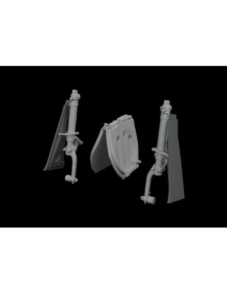 P-51D undercarriage legs PRINT for Eduard, 1/48 - Eduard Accessorie...