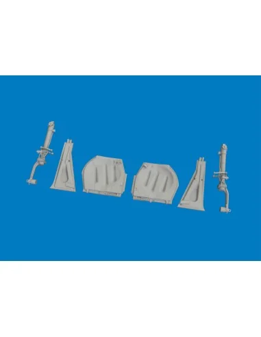 P-51D undercarriage legs PRINT for Eduard, 1/48 - Eduard Accessorie...