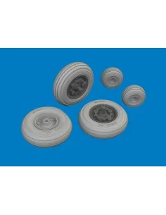 Harrier wheels for Uma Models, 1/48 - Eduard Accessories 6481164 2