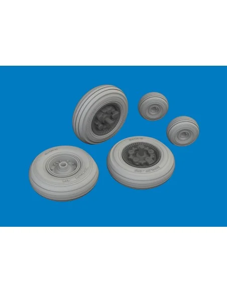 Harrier wheels for Uma Models, 1/48 - Eduard Accessories 6481164