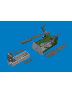 Jaguar wheel bays & undercarriage legs PRINT for Airfix, 1/48 - Edu...