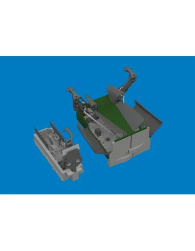 Jaguar wheel bays & undercarriage legs PRINT for Airfix, 1/48 - Edu...