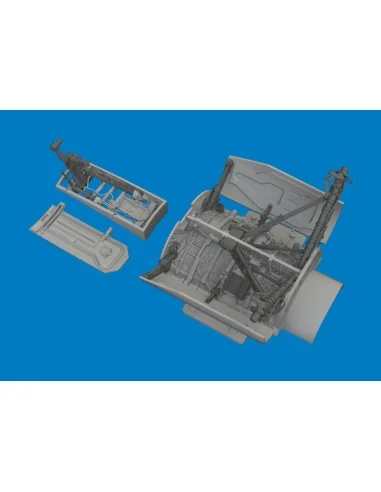 [NO_DESC] F-16C wheel bays & legs standard PRINT for Tamiya, 1/48 -...