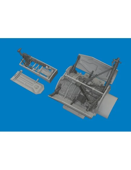 F-16C wheel bays & legs standard PRINT for Tamiya, 1/48 - Eduard Ac...