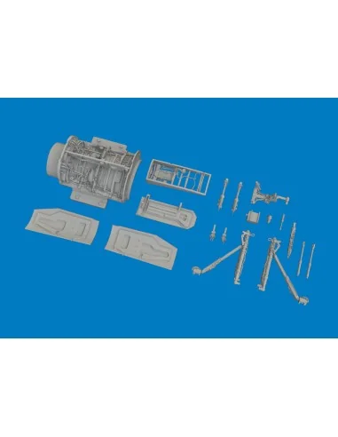 [NO_DESC] F-16C wheel bays & legs standard PRINT for Tamiya, 1/48 -...
