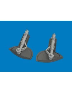 Spitfire Mk.IX/XVI undercarriage legs PRINT for Eduard, 1/48 - Edua... 2