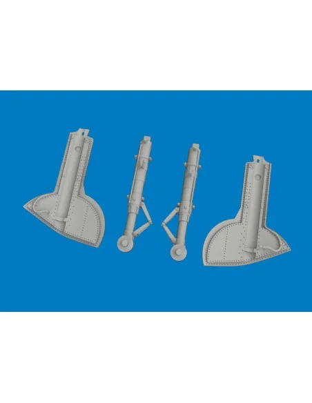 Spitfire Mk.IX/XVI undercarriage legs PRINT for Eduard, 1/48 - Edua...
