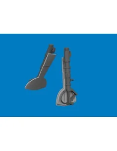 Bf 109G undercarriage legs PRINT for Eduard, 1/48 - Eduard Accessor...