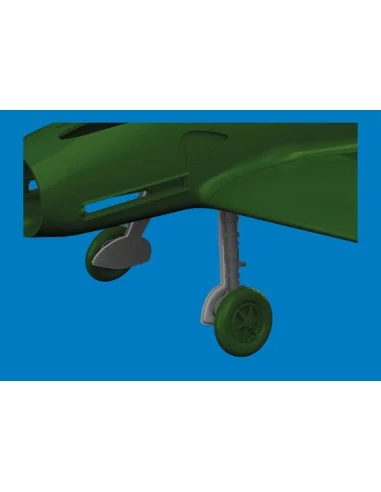 Bf 109G undercarriage legs PRINT for Eduard, 1/48 - Eduard Accessor...
