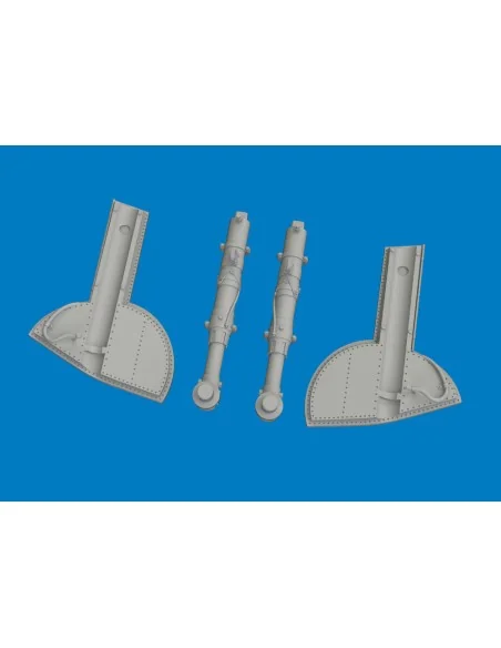 Spitfire Mk.I/II/Va/Vb undercarriage legs PRINT for Eduard, 1/48 - ...