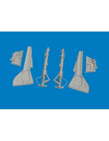 Fw 190A-3/A-4 undercarriage legs PRINT for Eduard, 1/48 - Eduard Ac...