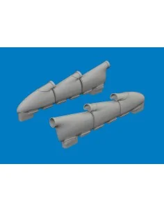 [NO_DESC] Hurricane Mk.I exhaust rounded PRINT for Arma Hobby, 1/48...