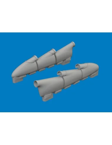 Hurricane Mk.I exhaust rounded PRINT for Arma Hobby, 1/48 - Eduard ...