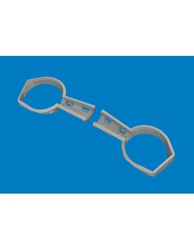 Bf 109G wheel bays angular PRINT for Eduard, 1/48 - Eduard Accessor...