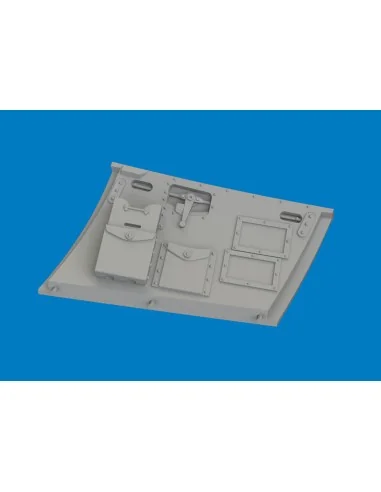 Hurricane Mk.I cockpit door PRINT for Arma Hobby, 1/48 - Eduard Acc...