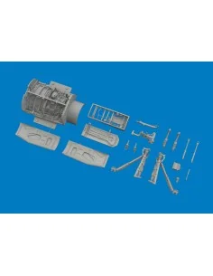 [NO_DESC] F-16C wheel bays & legs heavyweight PRINT 1/48 for Tamiya... 2