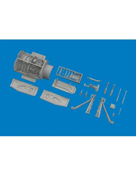 F-16C wheel bays & legs heavyweight PRINT 1/48 for Tamiya, 1/48 - E...