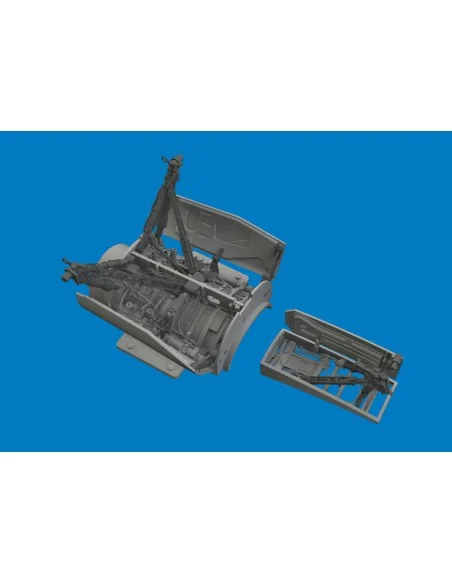 F-16C wheel bays & legs heavyweight PRINT 1/48 for Tamiya, 1/48 - E...